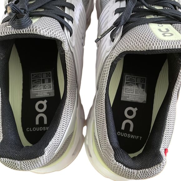 NEW NWOT ON Cloudswift Gray White Mesh Lace Up CloudTec Running Shoes Womens 9.5 - Picture 4 of 6